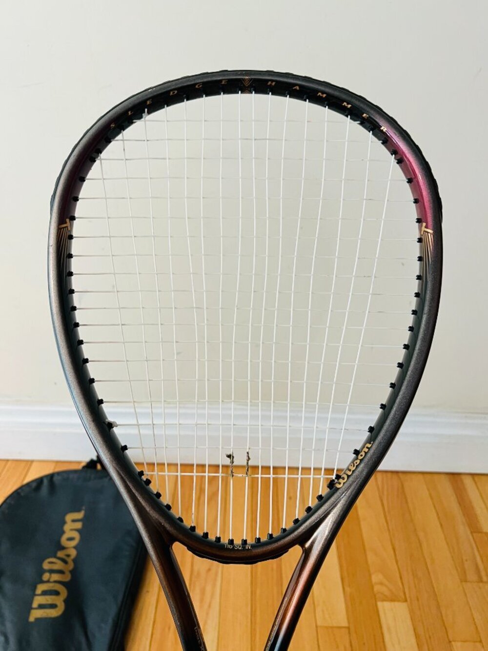 Wilson Sledge Hammer indeX 2.8 Stretch 116Tennis Racquet Racket 4 5/8  with bag - Picture 9 of 16